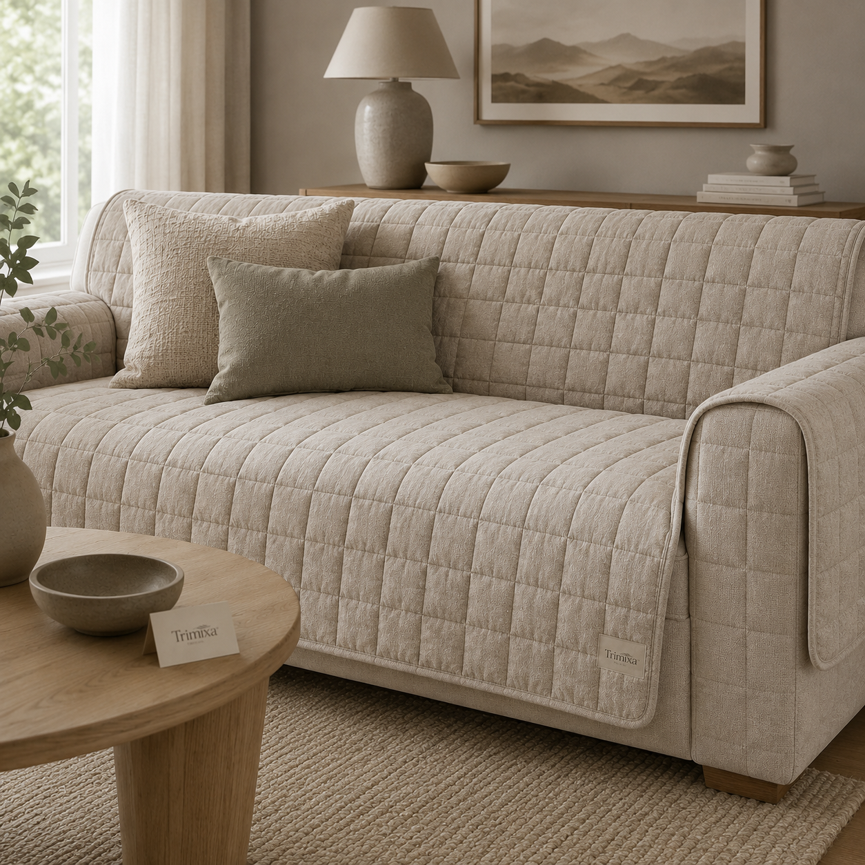 Trimixa™ WholeRoom Quilted Sofa Cover